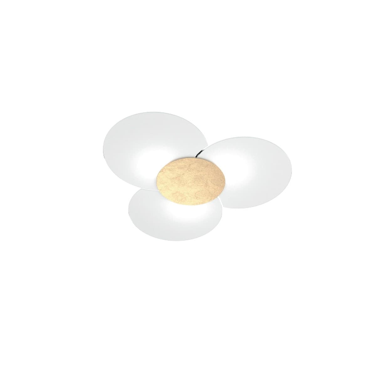 Applique-moderno-Top-Light-CLOVER-1114-45-FA-FR-FO-E27-LED-vetro-lampada-parete