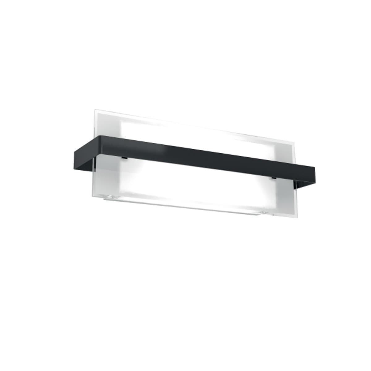 Applique-moderno-Top-Light-CROSS-1106-AM-E27-LED-metallo-vetro-lampada-parete