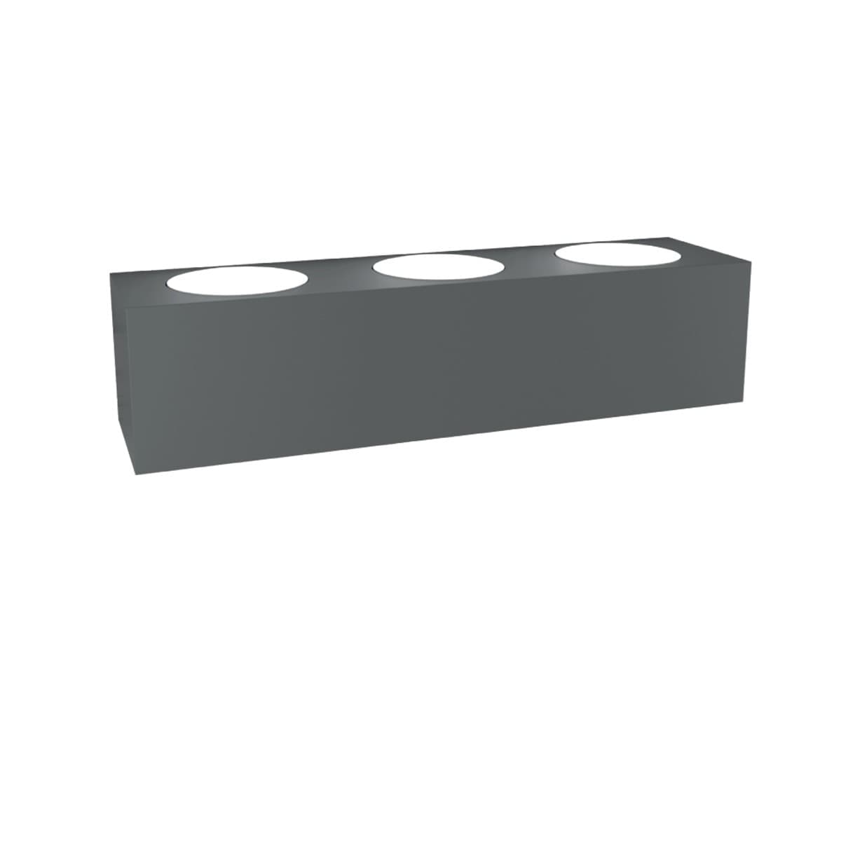 Applique-moderno-Top-Light-ECCENTRIC-1156-A6-GX53-LED-metallo-biemissione-lampada-parete
