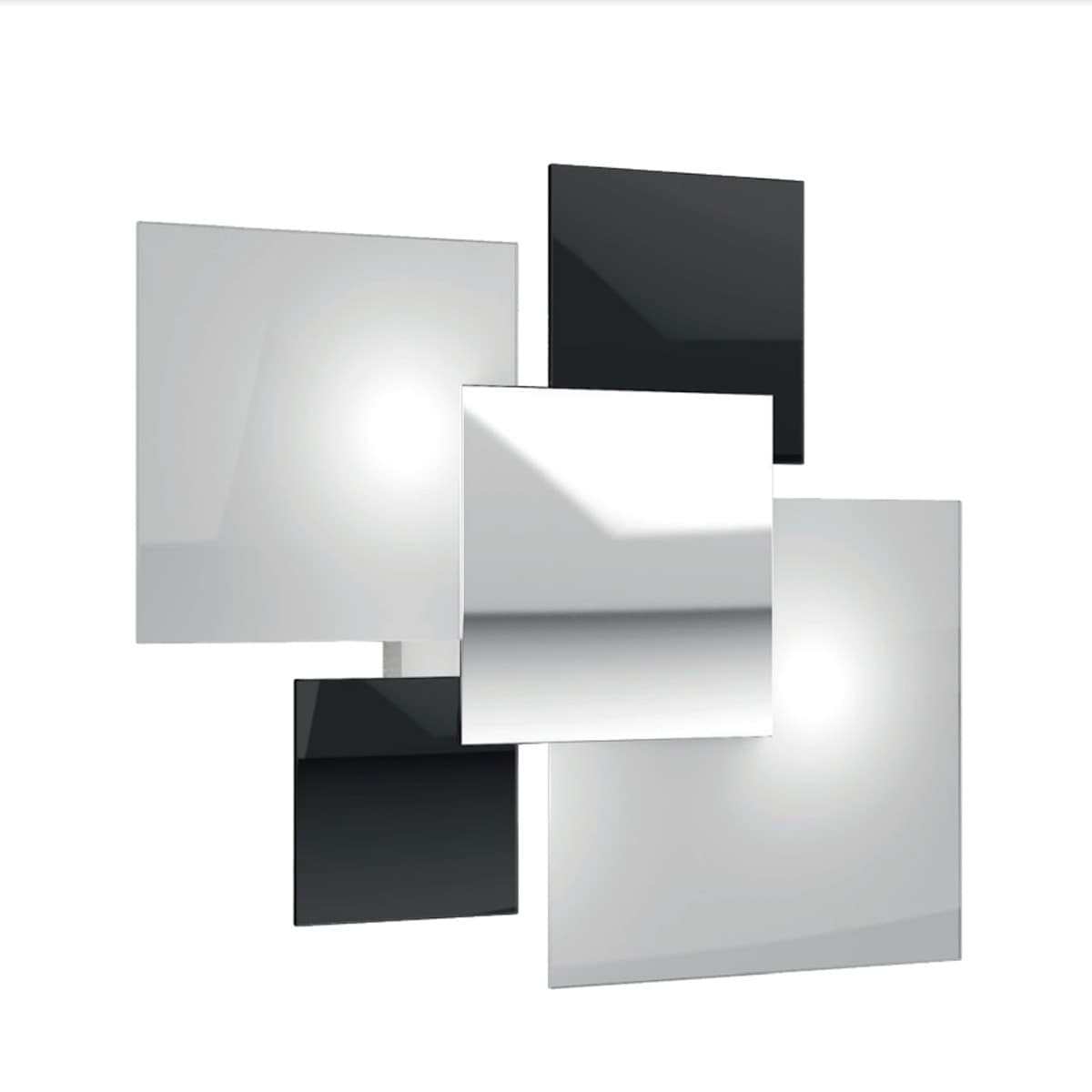 Applique-moderno-Top-Light-SHADOW-1088-PL45-E27-LED-vetro-lampada-parete-soffitto