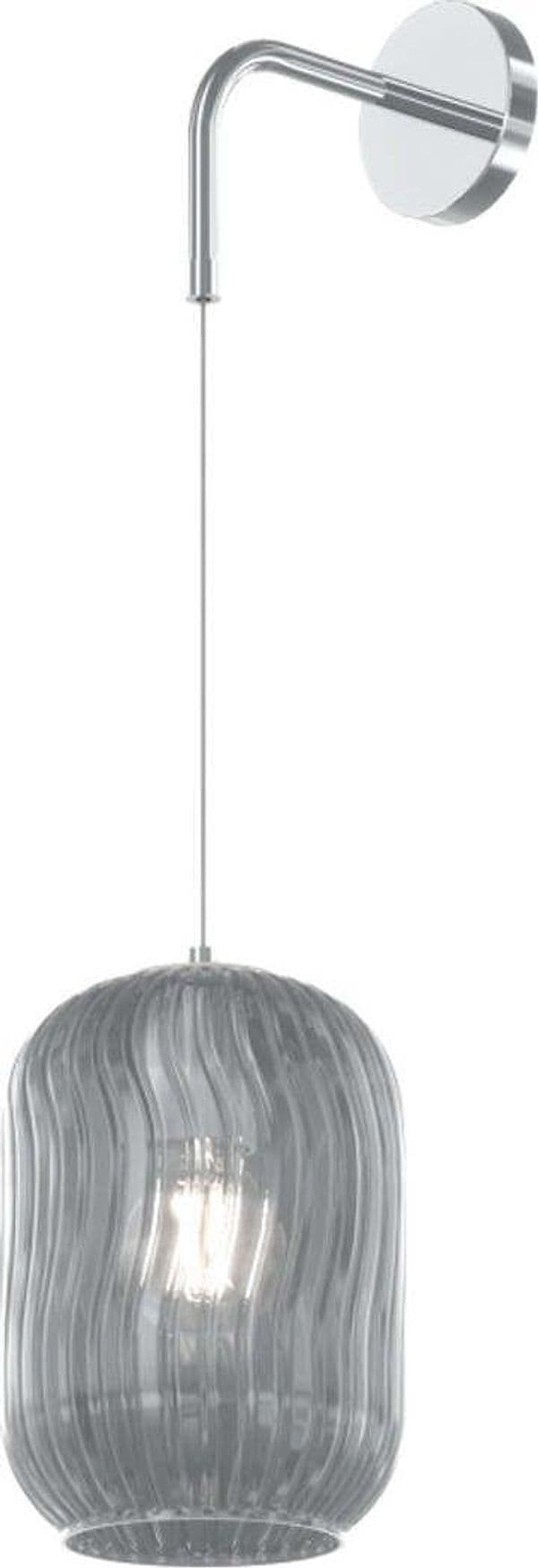 Applique-moderno-Top-Light-TENDER-1181-CR-A-FU-E27-LED-vetro-lampada-parete