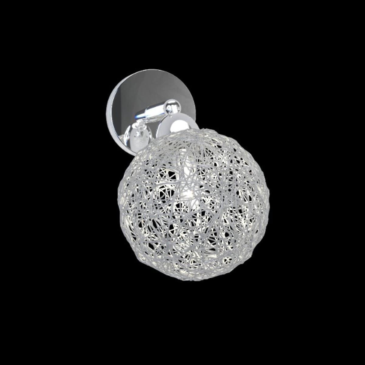 Applique-moderno-Top-light-WILLOW-1098-F1-BI-G9-LED-metallo-vetro-lampada-parete-soffitto-orientabile
