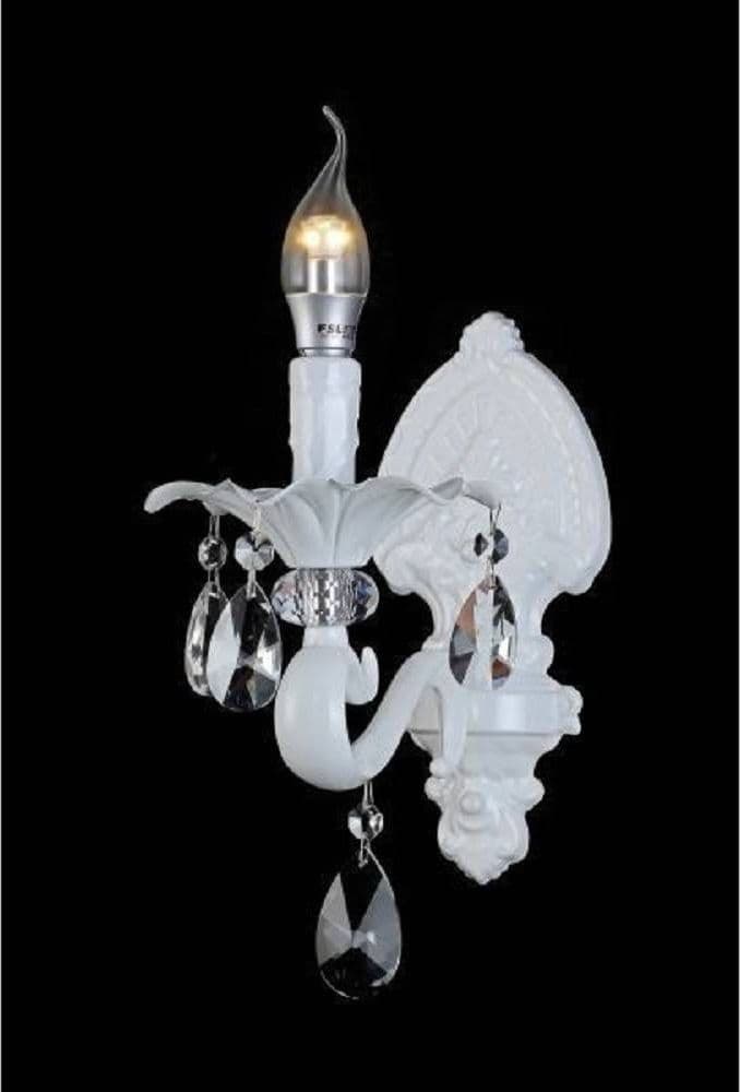 Applique-Parete-A-Candelabro-Stile-Vintage-Attacco-E14-Lampada-Muro-Retro'-E43-1