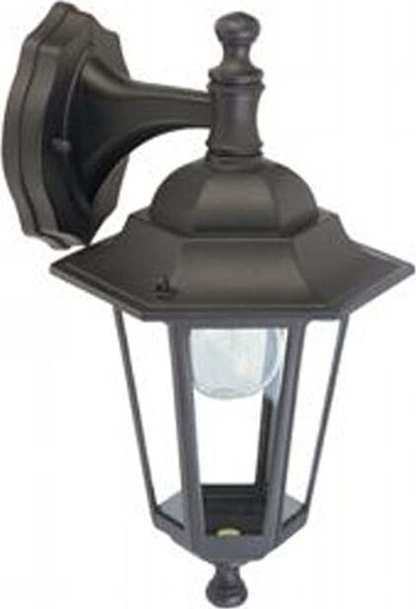 Applique-Piccola-In-Basso-Da-Esterno-Kayakalluminio-E-Vetro-Nero-1-Luce-E27