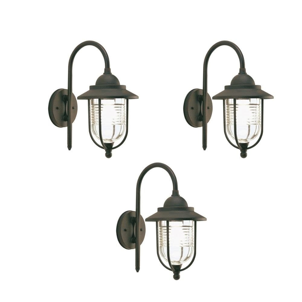Applique Piccola Modello Porto Pezzi 3 Color Ruggine cm 35 Illuminazione/Illuminazione per esterni/Lampade da parete Ogomondo - Martina Franca, Commerciovirtuoso.it
