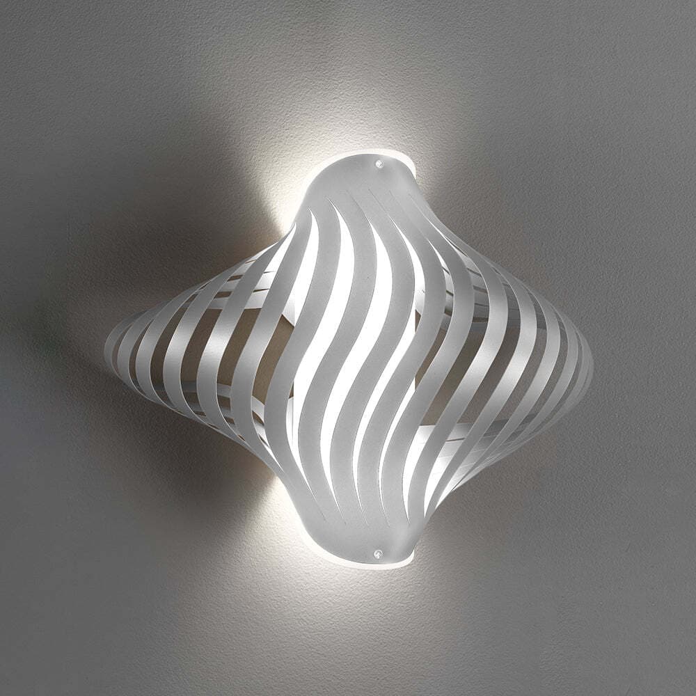 Applique-Plafoniera-2-Luci-Shell-In-Polilux-Silver-Made-In-Italy