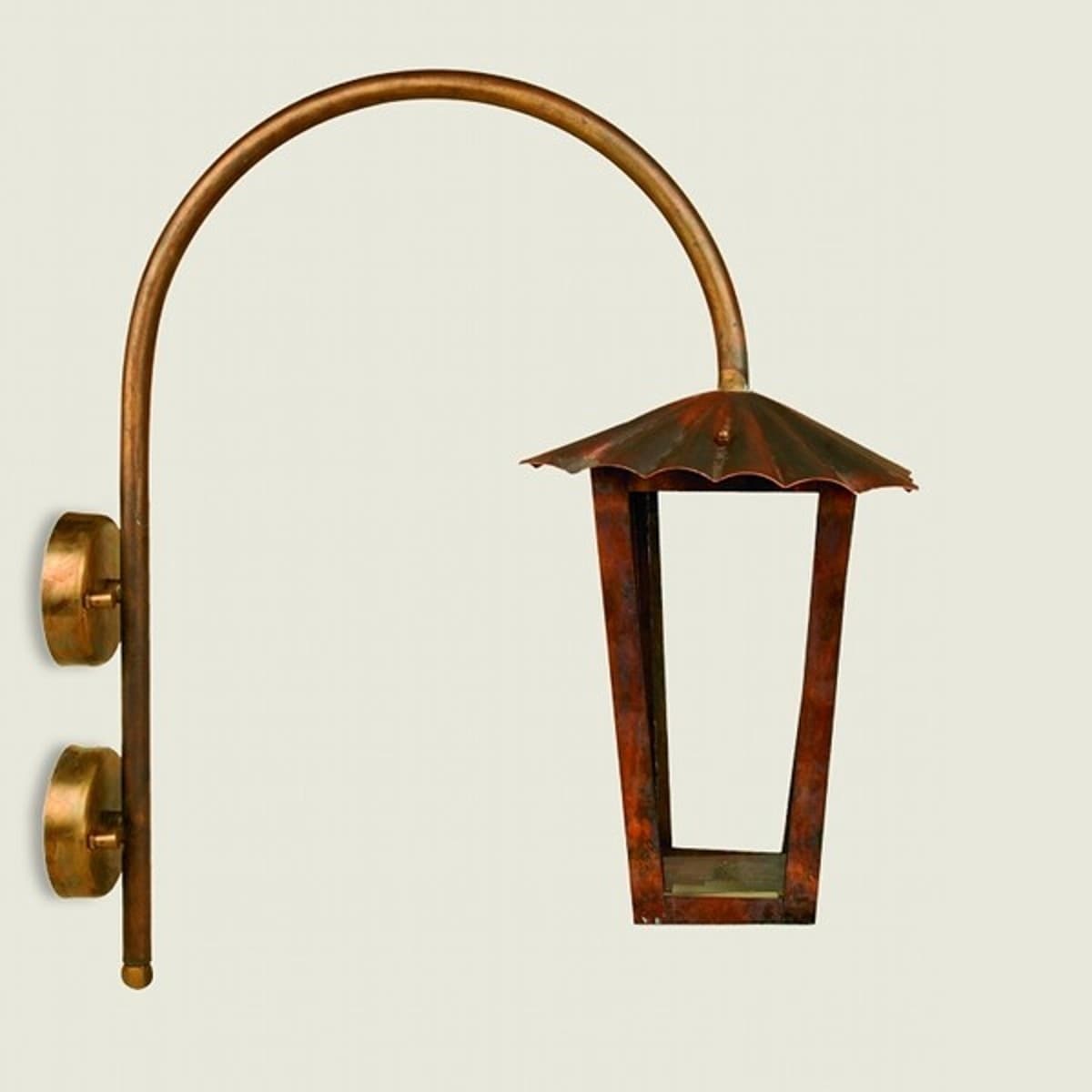 Applique-rustico-Lampadari-Bartalini-ATENA-AB-G25-OV-E27-LED-ottone-rame-lampada-parete