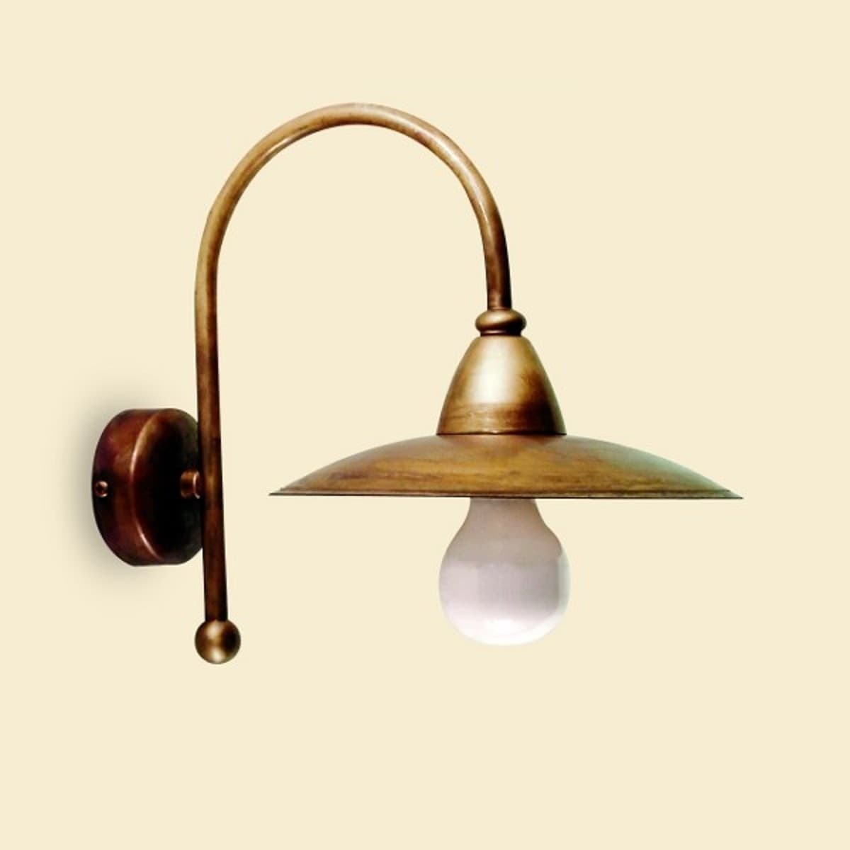Applique-rustico-Lampadari-Bartalini-ELIGOB-ELI-AB20-E27-LED-ottone-lampada-parete