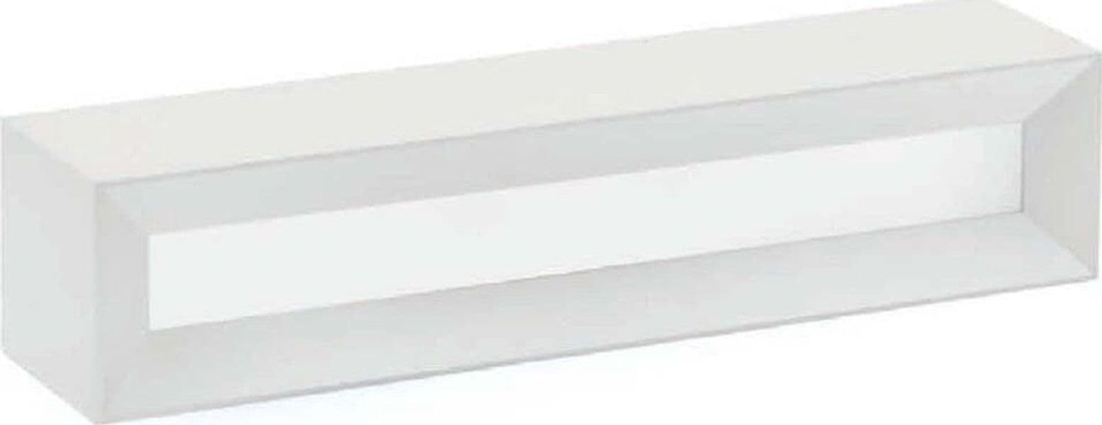Applique-SF-HERMIONE-T209-G9-LED-35CM-gesso-bianco-verniciabile-lampada-parete-biemissione-luce-indiretta-interno