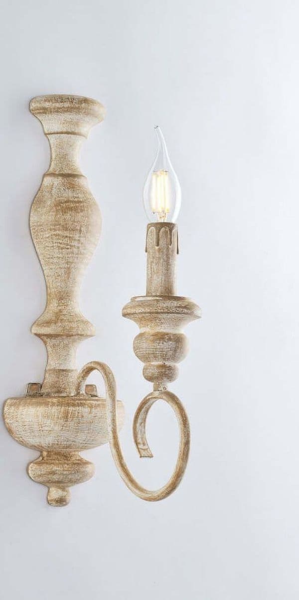 Applique-Shabby-Chic-Cascina-Bianco-Tortora-Vintage-1-Luce-E14