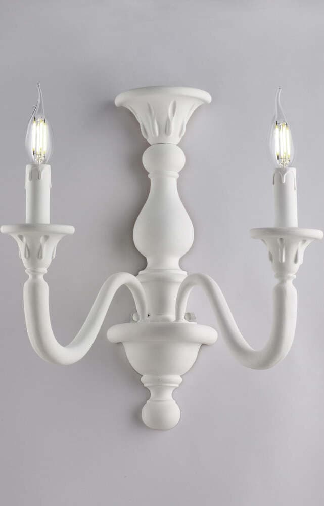 Applique-Shabby-Chic-Lucca-Bianco-2-Luci-E14