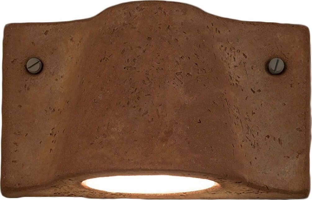 Applique-Toscot-LIDO-1071-GX53-7W-LED-IP55-lampada-parete-terracotta-refrattaria-rustica-esterno