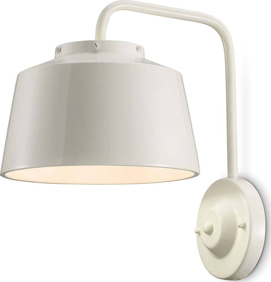Applique-Vintage-50'S-Ferro-E-Ceramica-Crema-1-Luce-E27