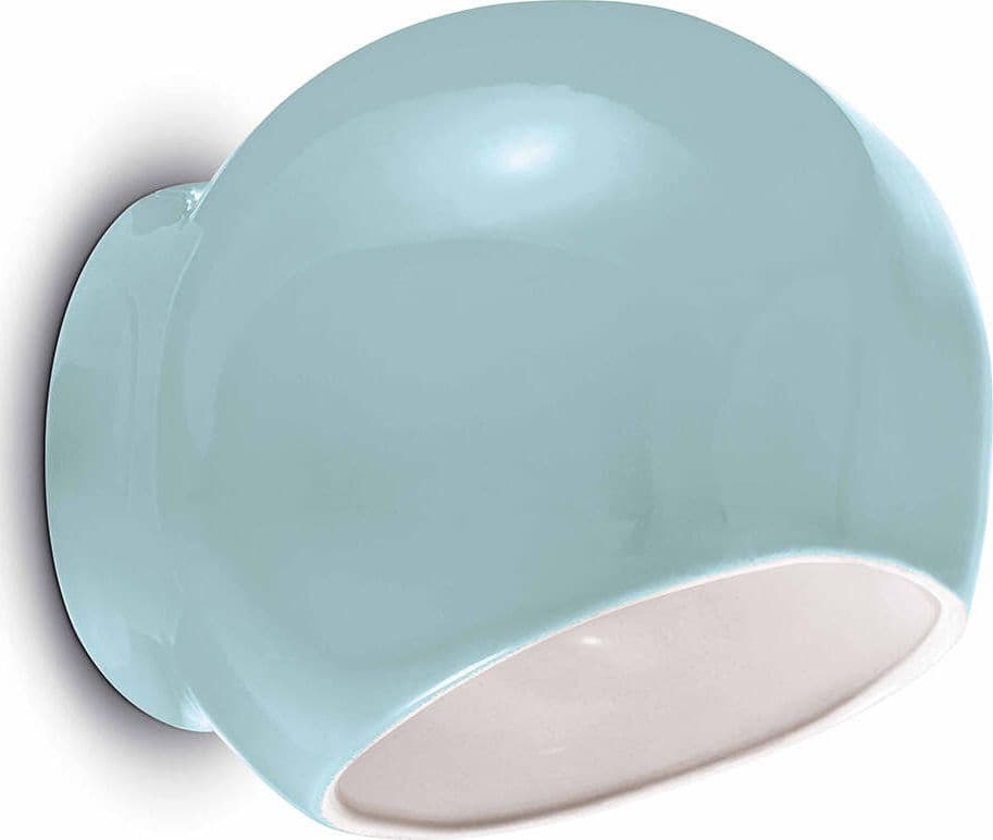 Applique-Vintage-Decò-Ayrton-Ceramica-Azzurro-1-Luce-E27