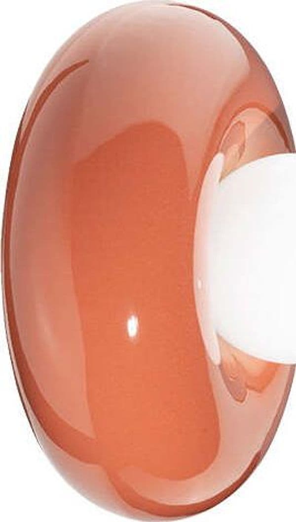Applique-Vintage-Decò-Bumbum-Ceramica-Arancio-Pokè-1-Luce-G9