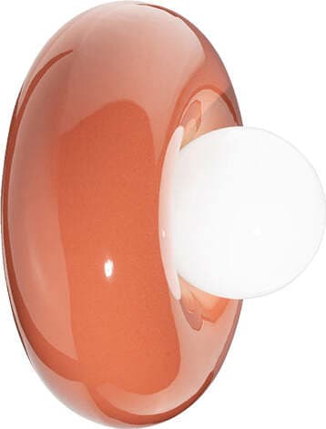 Applique-Vintage-Decò-Bumbum-Ceramica-Arancio-Pokè-1-Luce-G9