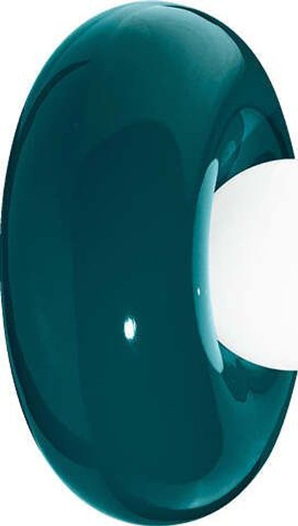 Applique-Vintage-Decò-Bumbum-Ceramica-Verde-Petrolio-1-Luce-G9