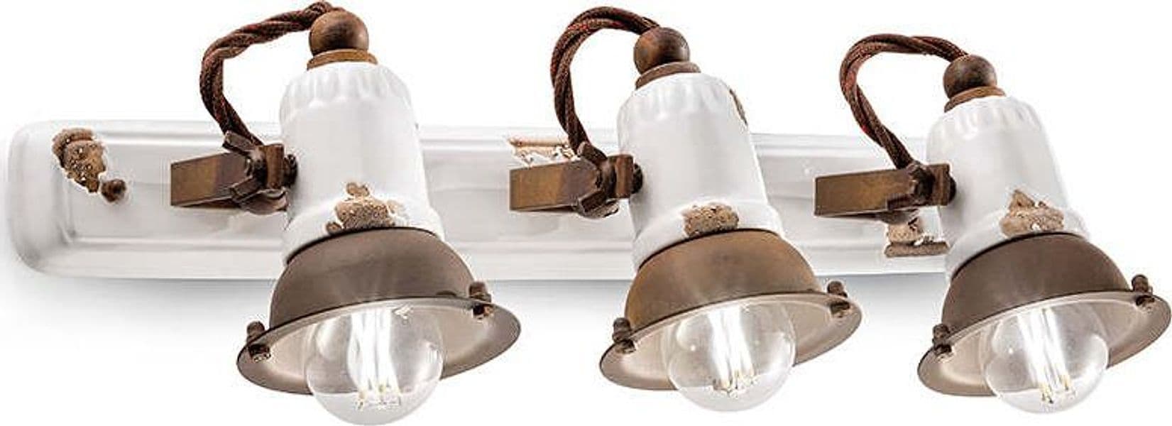 Applique-Vintage-Loft-Ferro-E-Ceramica-Bianco-3-Luci-E14