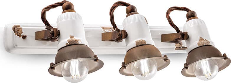 Applique-Vintage-Loft-Ferro-E-Ceramica-Bianco-3-Luci-E14