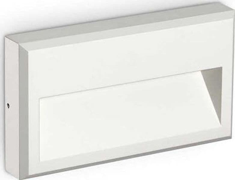Appliques---Lampade-Da-Parete-Febe-1-Metallo-Bianco-Led-6W-3000K-Luce-Calda