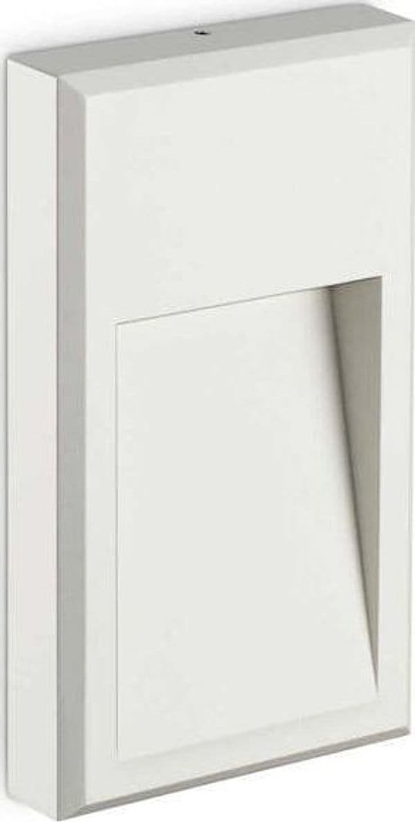 Appliques---Lampade-Da-Parete-Febe-2-Metallo-Bianco-Led-6W-3000K-Luce-Calda