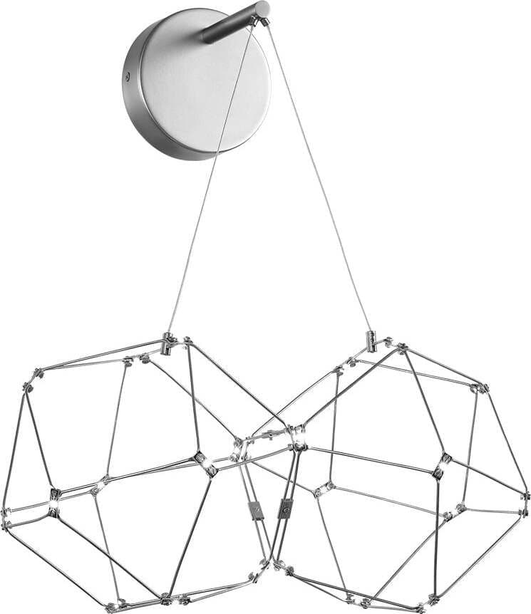 Appliques---Lampade-Da-Parete-Moderno-Lucciola-Metallo-Acciaio-Inox-Led-9,6W