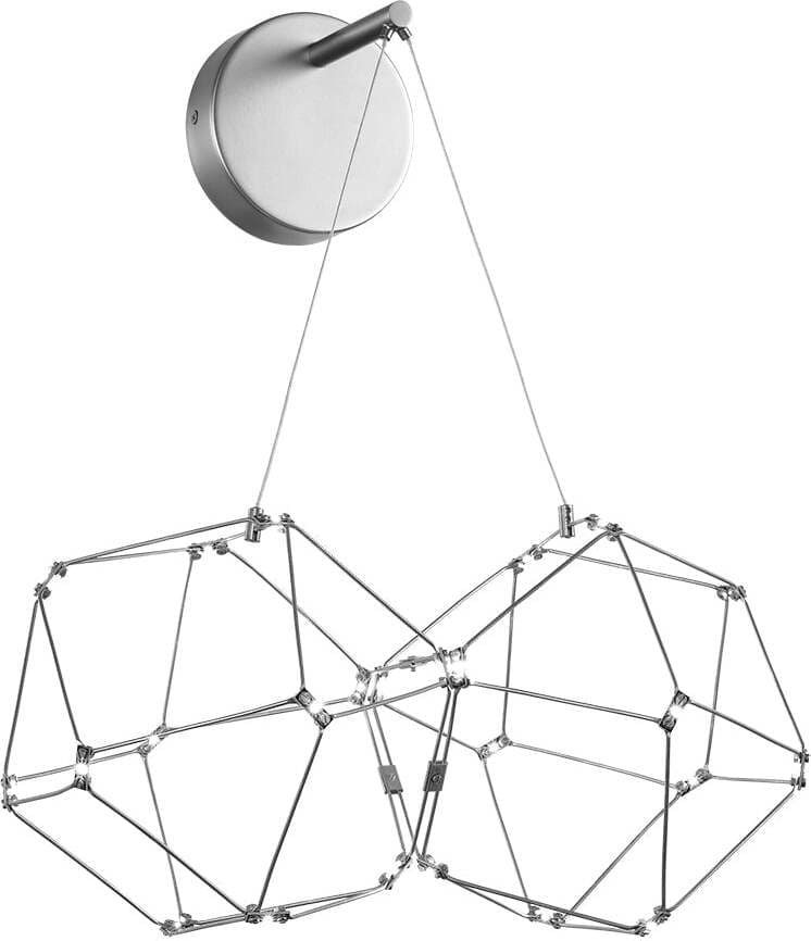 Appliques---Lampade-Da-Parete-Moderno-Lucciola-Metallo-Acciaio-Inox-Led-9,6W
