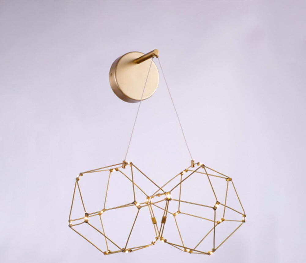 Appliques---Lampade-Da-Parete-Moderno-Lucciola-Metallo-Oro-Led-Integrato-9,6W