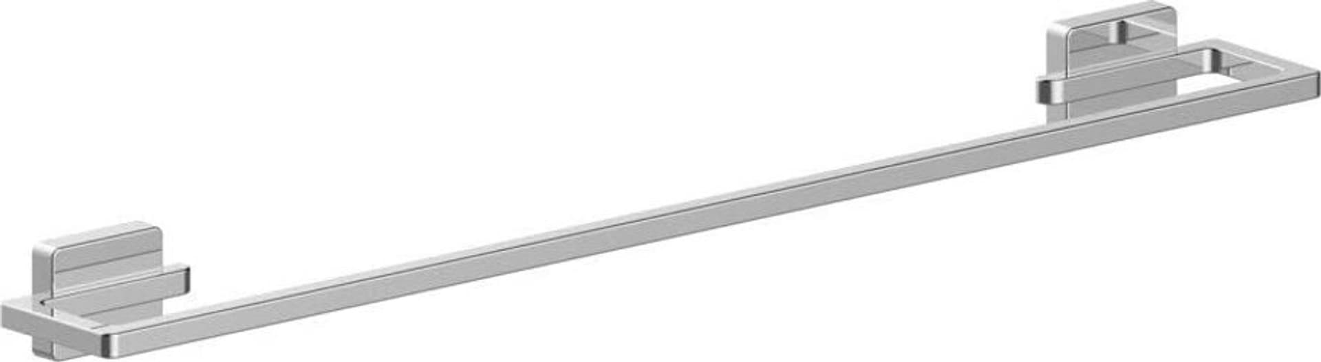 AQUASANIT--PORTA-SALVIETTE-60-CM-IN-ZAMA-SERIE-CUBO,-FISSAGGIO-AD-INCOLLO-O-A-VITE