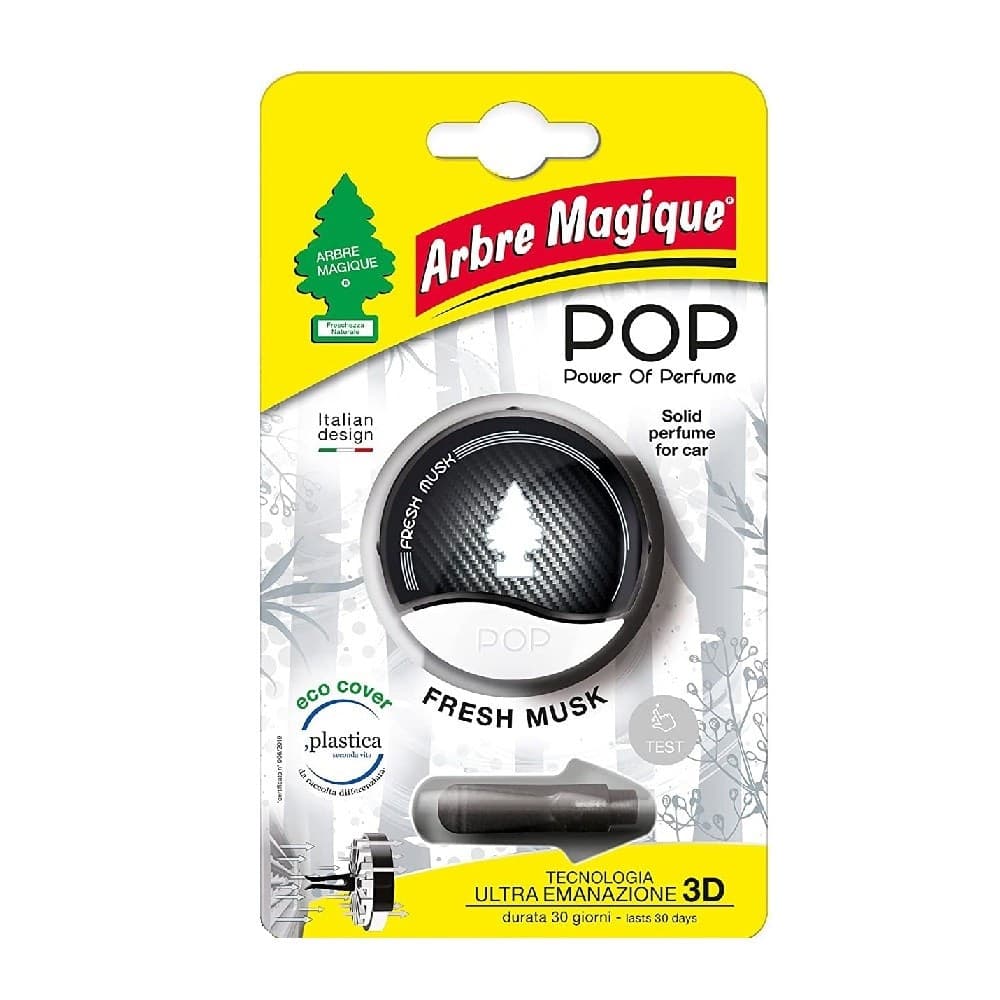 Arbre Magique Pop Deodorante Per Auto Profumazione Fresh Musk Muschio Fresco Auto e Moto/Accessori per auto/Deodoranti per auto Trade Shop italia - Napoli, Commerciovirtuoso.it