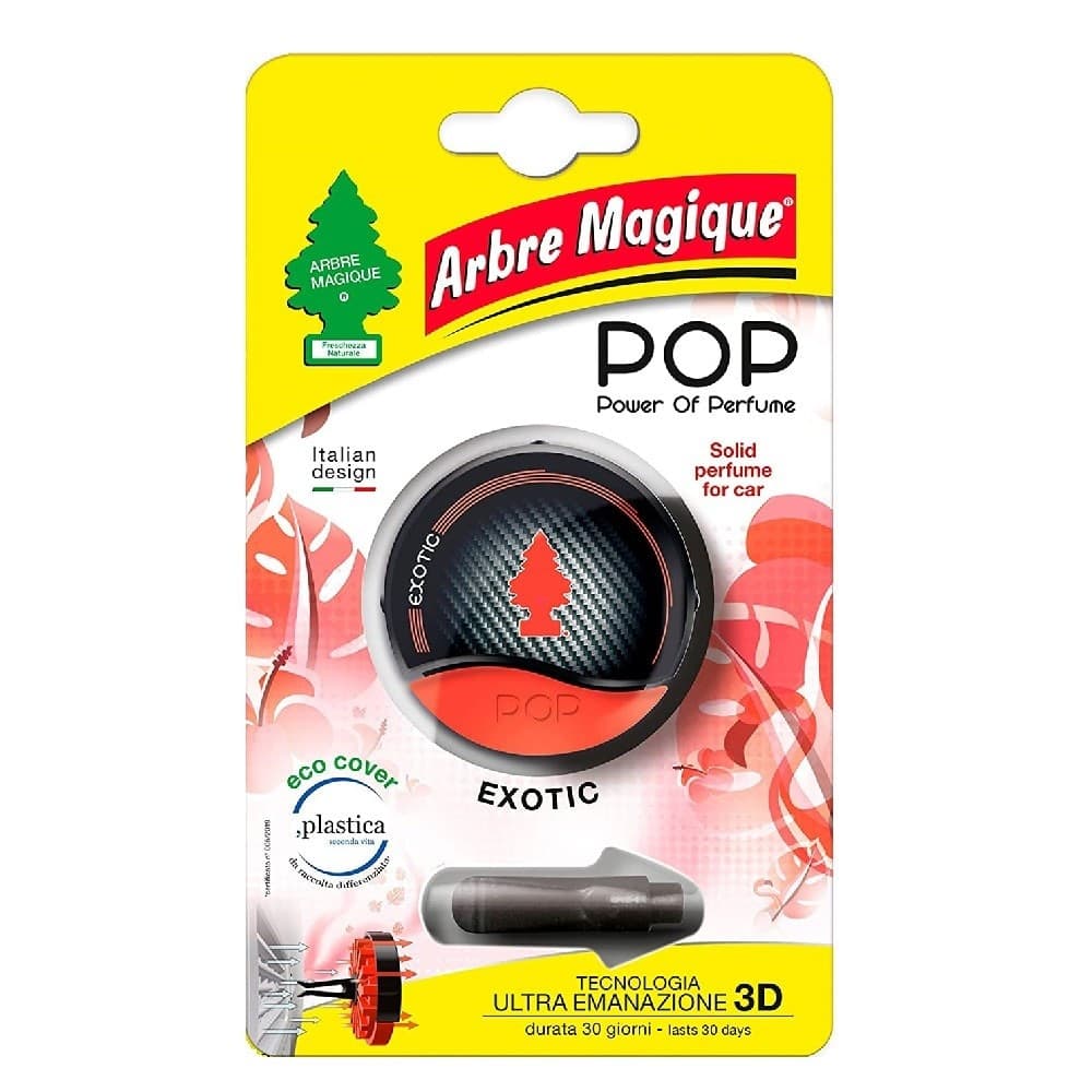 Arbre Magique Pop Profumatore Deodorante Per Auto Profumazione Exotic Esotica Auto e Moto/Accessori per auto/Deodoranti per auto Trade Shop italia - Napoli, Commerciovirtuoso.it