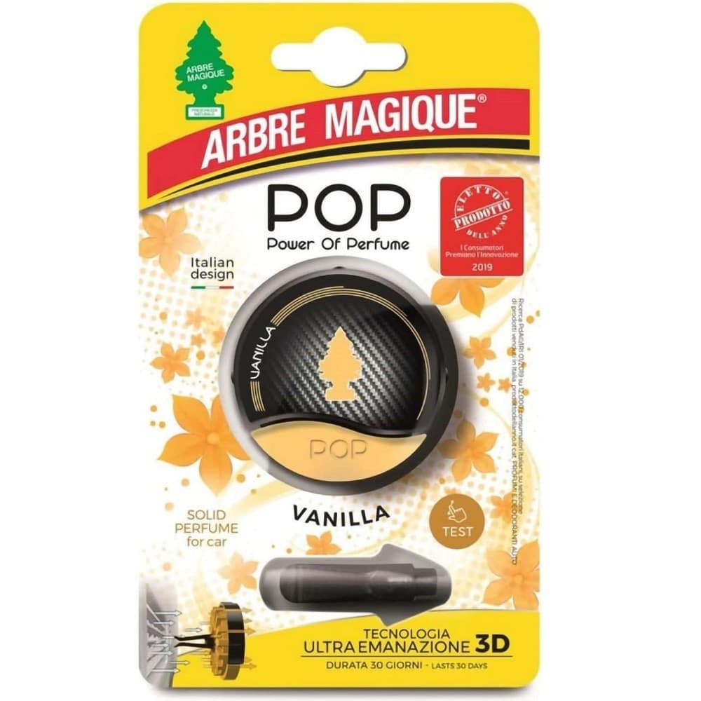 Arbre Magique Pop Profumatore Deodorante Per Auto Profumazione Vanilla Vaniglia Auto e Moto/Accessori per auto/Deodoranti per auto Trade Shop italia - Napoli, Commerciovirtuoso.it