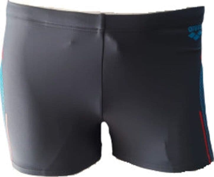 Arena-Costume-Uomo-M-Stipple-Short-Grigio-Asfalto/Turchese