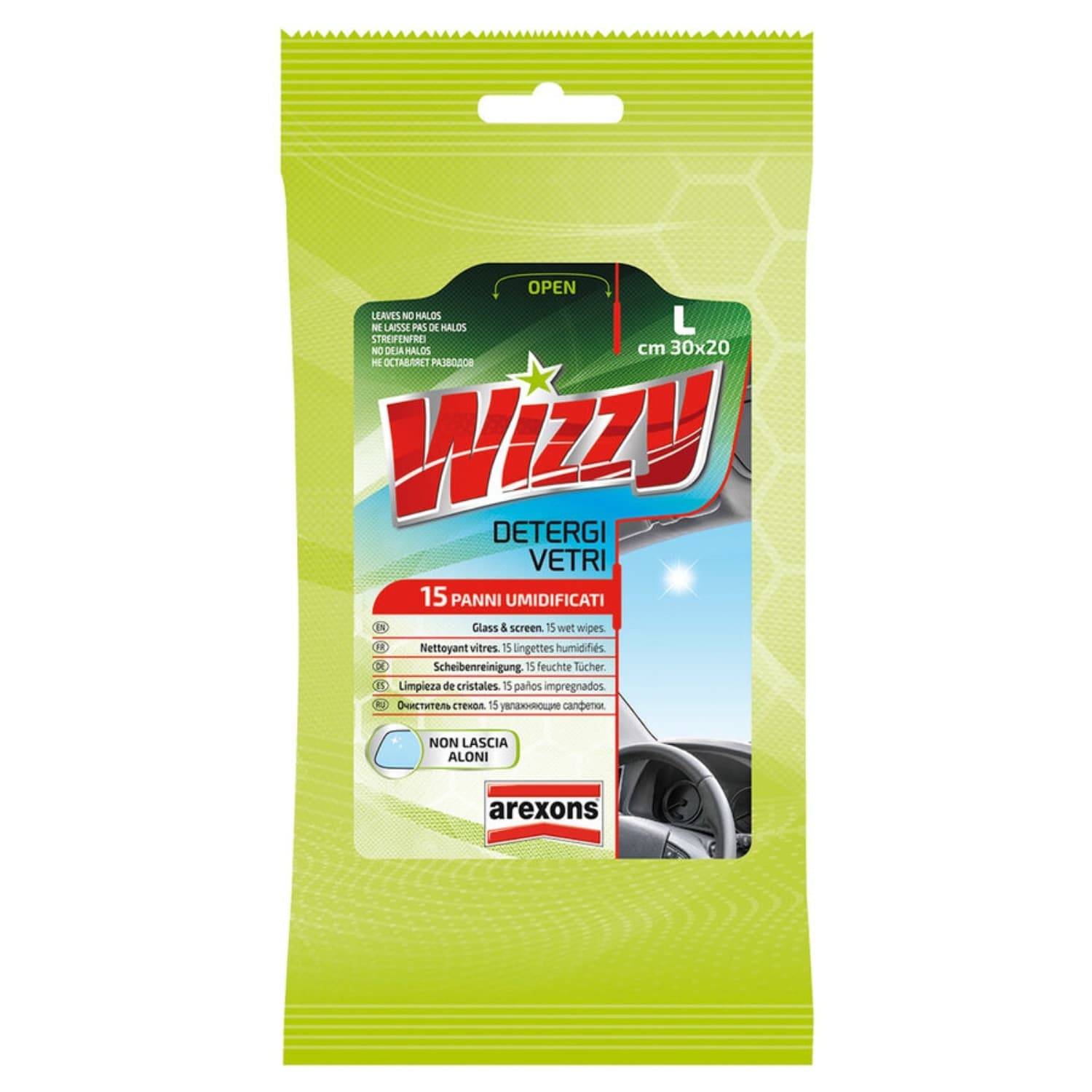 Arexons-Panni-Umidificati-Per-Vetri-Wizzy
