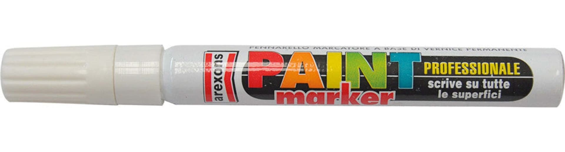 Arexons-Pennarello-Indelebile-ml-10-Bianco---Marchiatura-Resistente-e-Precisa
