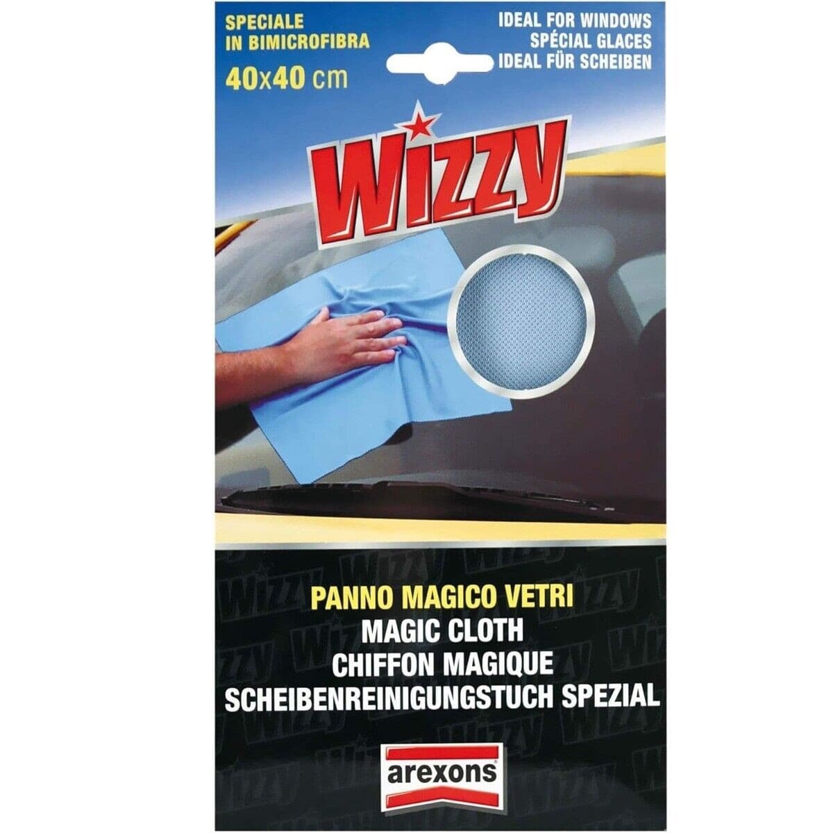 AREXONS WIZZY PANNO MAGICO - cm.40x40 VETRI IN BIMICROFIBRA