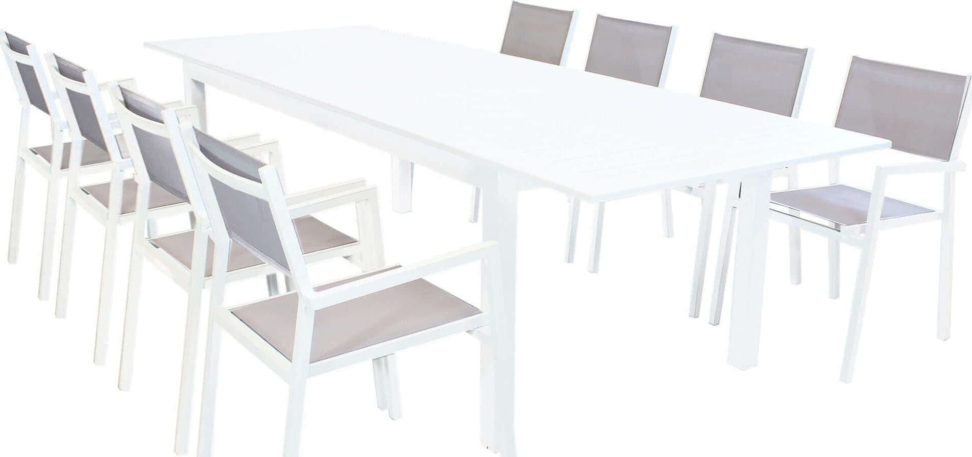 ARGENTUM---set-tavolo-da-giardino-allungabile-220/280x100-compreso-di-8-poltrone-in-alluminio-Bianco-Milani-Home