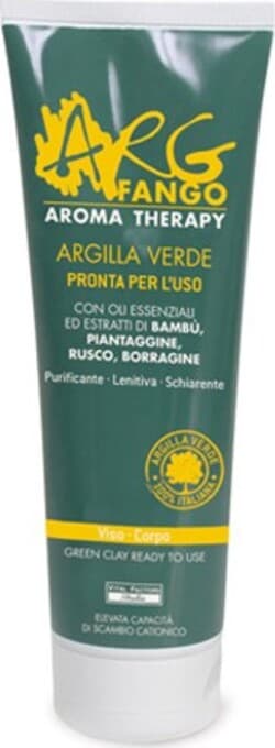 ARGFANGO-AROMA-THERAPY-ARGILLA-VERDE-PRONTA-PER-L'USO-PER-VISO-E-CORPO-250-ML