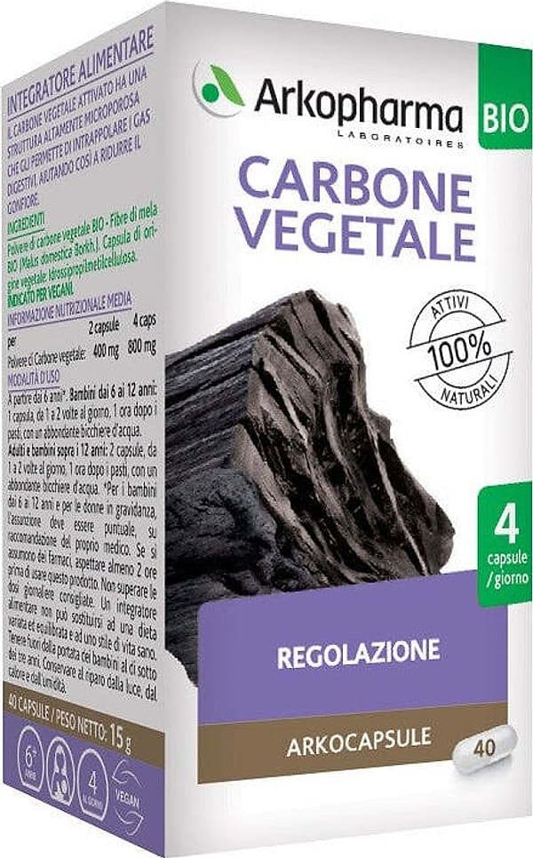 ARKOCAPSUL-CARBONE-VEGETALE-Bio-integratore-alimentare-40-capsule-Arkopharma
