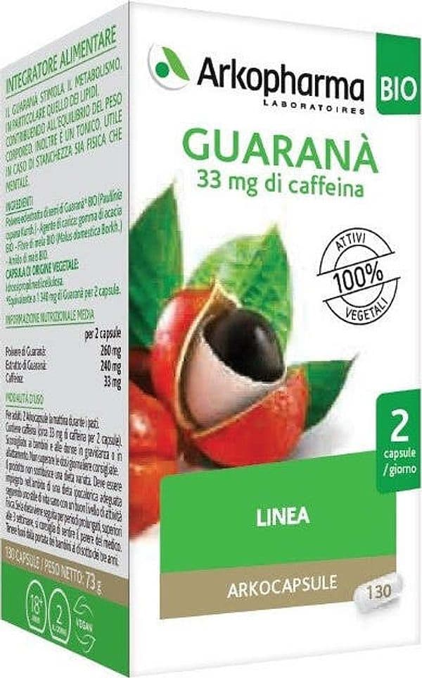 ARKOCAPSULE®-GUARANÀ-BIO-integratore-alimentare-130-capsule-Arkopharma