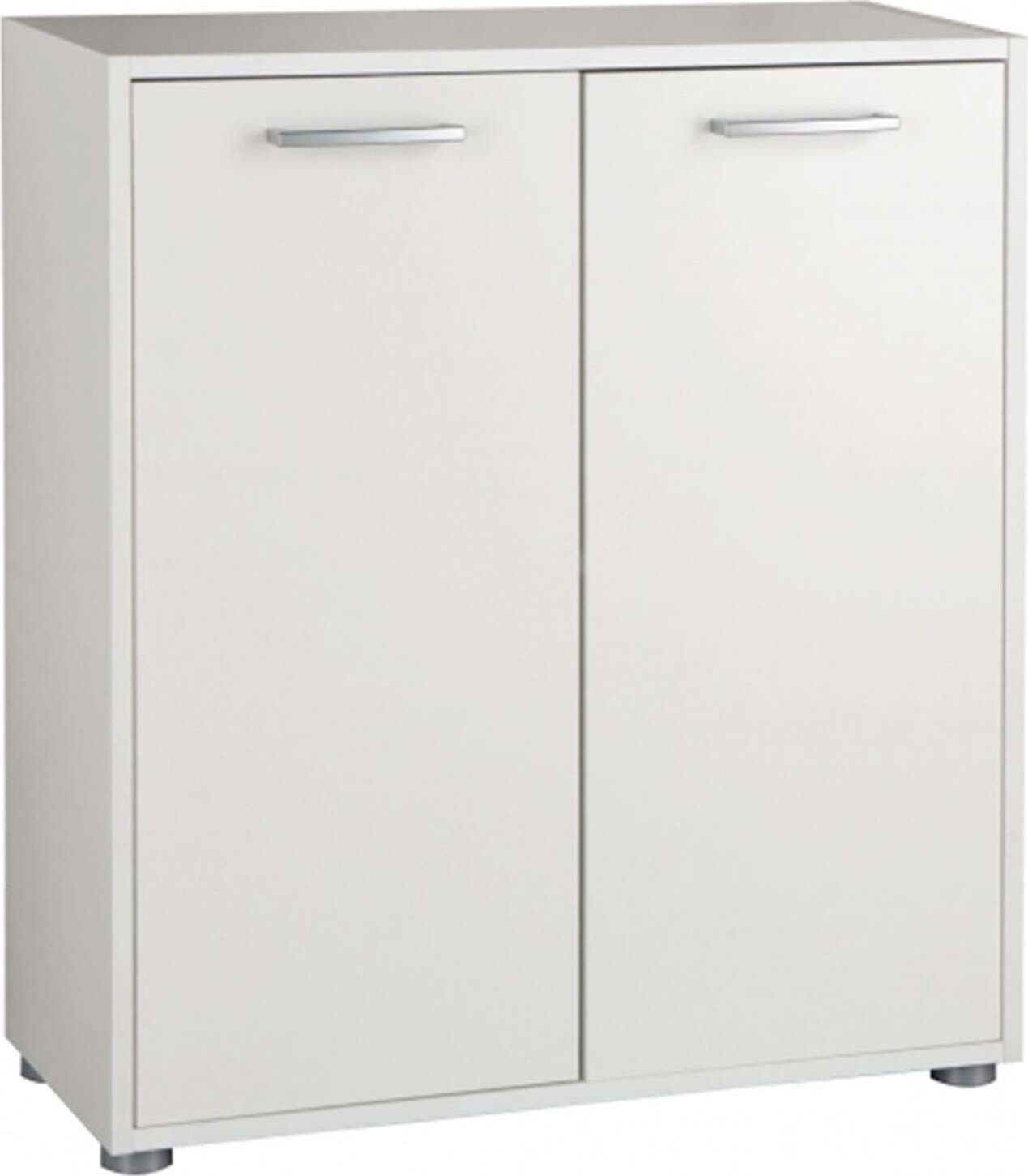 Armadio basso bianco mobiletto con ante scarpiera in legno h 80 cm Casa e cucina/Organizzazione interni/Organizzazione guardaroba/Portascarpe/Scarpiere Decor Space - Altamura, Commerciovirtuoso.it
