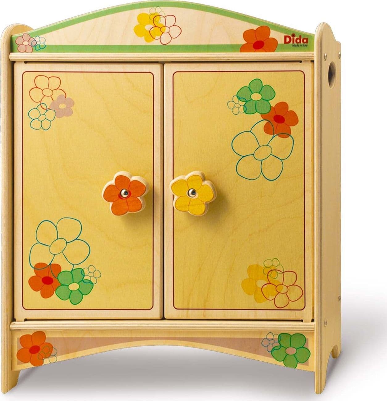 Armadio Per Bambole - Fiore in Legno Gioco per Bambine Dida in Mobili Dida - Ragusa, commercioVirtuoso.it