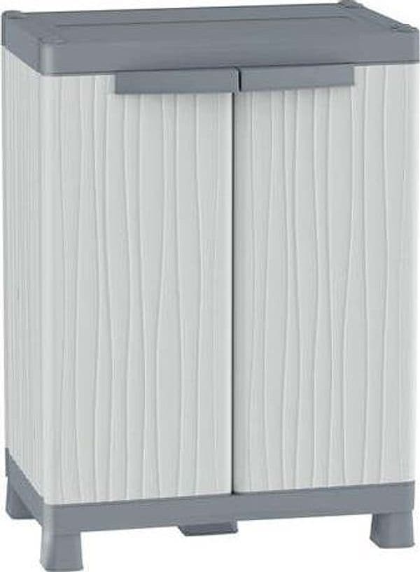 Armadio-plastica-Terry-1002569-WAVE-Base-700-Grigio-chiaro-e-scuro