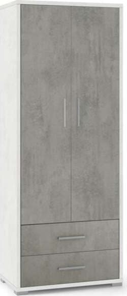 Armadio-Sarmog-ODB359OSCEK-DOUBLE-Db359k-Ossido-bianco-e-Cemento
