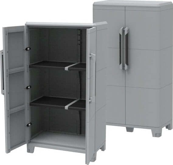 Armadio Transforming Modular 3 - 78x43 6x143 cm - PPL - grigio - Terry Fai da te/Organizzazione casa e magazzini/Armadietti metallici Eurocartuccia - Pavullo, Commerciovirtuoso.it