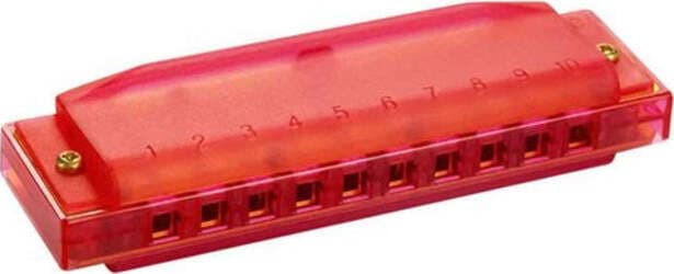 Armonica-Hohner-M110R-TRANSLUCENT-Harp-Rosso