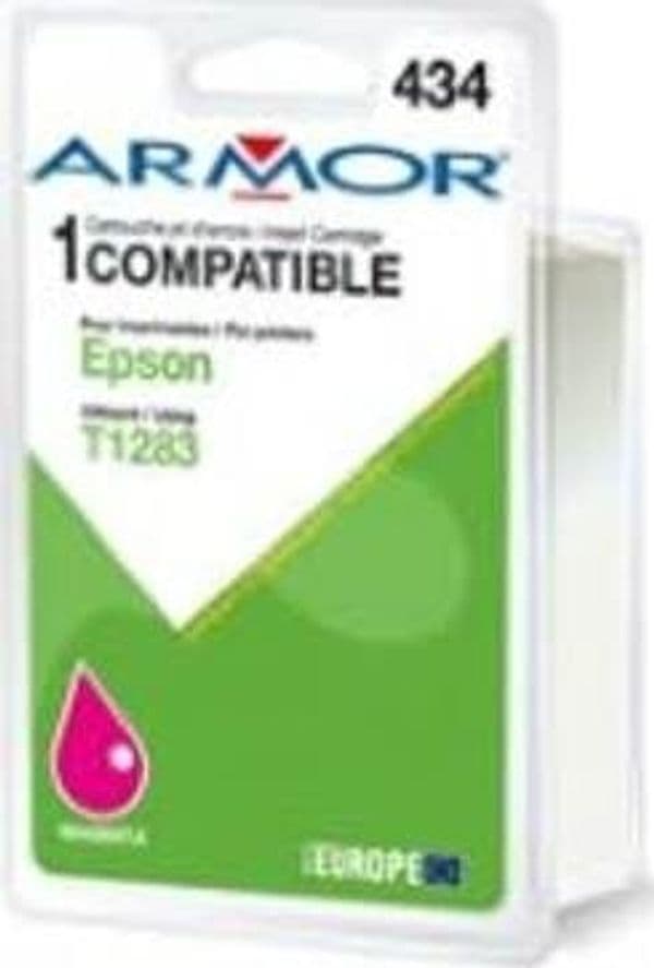 Armor - Cartuccia per Epson - Magenta - T128340 - 6 5 ml Elettronica/Informatica/Stampanti e accessori/Accessori per stampanti a inchiostro e laser/Cartucce d'inchiostro Eurocartuccia - Pavullo, Commerciovirtuoso.it