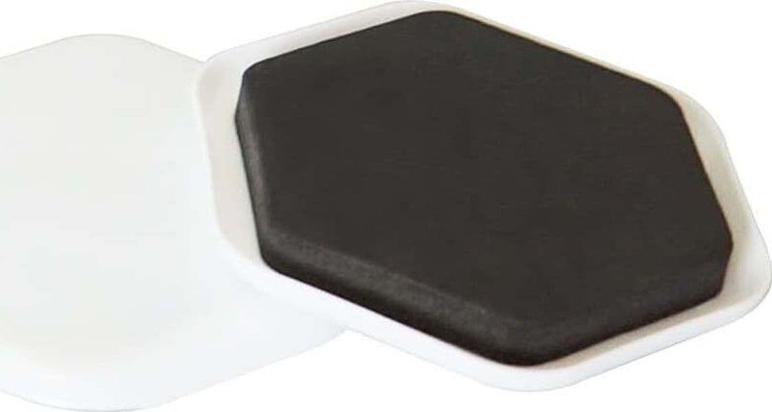 Armour&Danforth-TMX1741-Cuscinetto-Pavimento,-Bianco-17,5-cm-Set-di-4-Pezzi-Nobrand