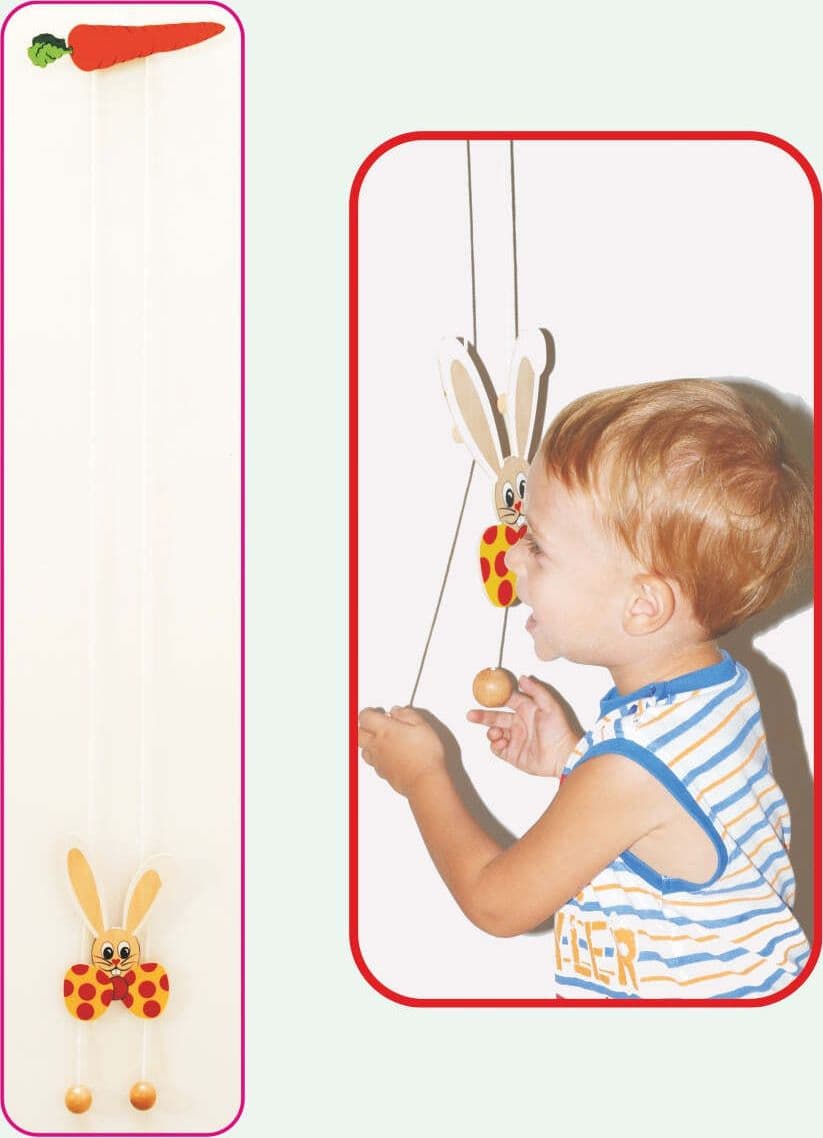 Arrampichino Coniglio Gioco in Legno per Bambini Dida in Acchiappasogni e giochi da appendere Dida - Ragusa, commercioVirtuoso.it