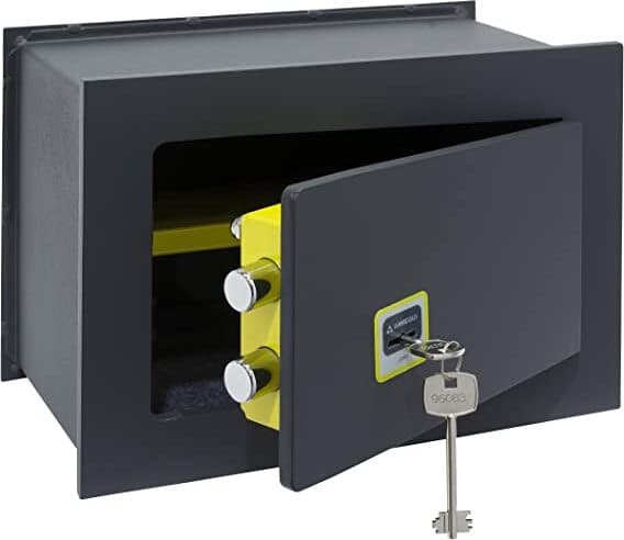 ARREGUI---CASSAFORTE-DA-INCASSO-A-MURO-CON-APERTURA-A-CHIAVE---COLORE-GRIGIO-SCURO